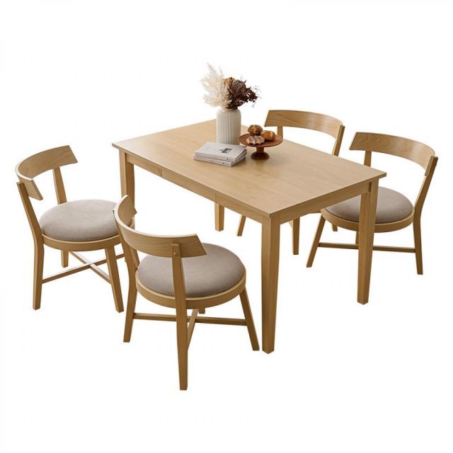 萩原 Hagihara ダイニング５点セット ベージュ MI-861036NABE-5S 新生活 一人暮らし デザイン おしゃれ インテリア 家具