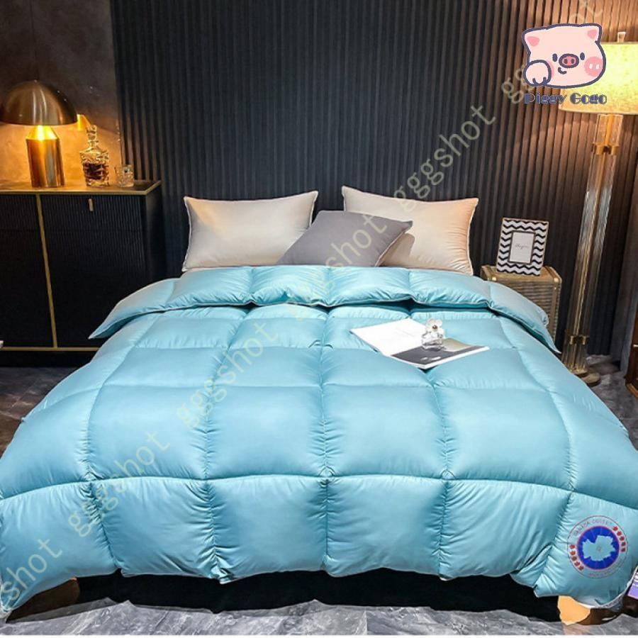 150cm×200cm約2kg OK ダックダウン90% 掛け布団 シングル～ダブル 超あったか ホワイトダック 羽毛布団 抗菌 防臭 ギフトにも最適 冬用ふとん