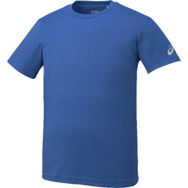 asics アシックス SS TOP ブルー M XA6188 45 | スポーツ メンズ M 服 衣類 衣料品ウェア ウエア フィットネスウェア トップス シャツ Tシャツ 半袖 UVケア ショートスリーブトップ