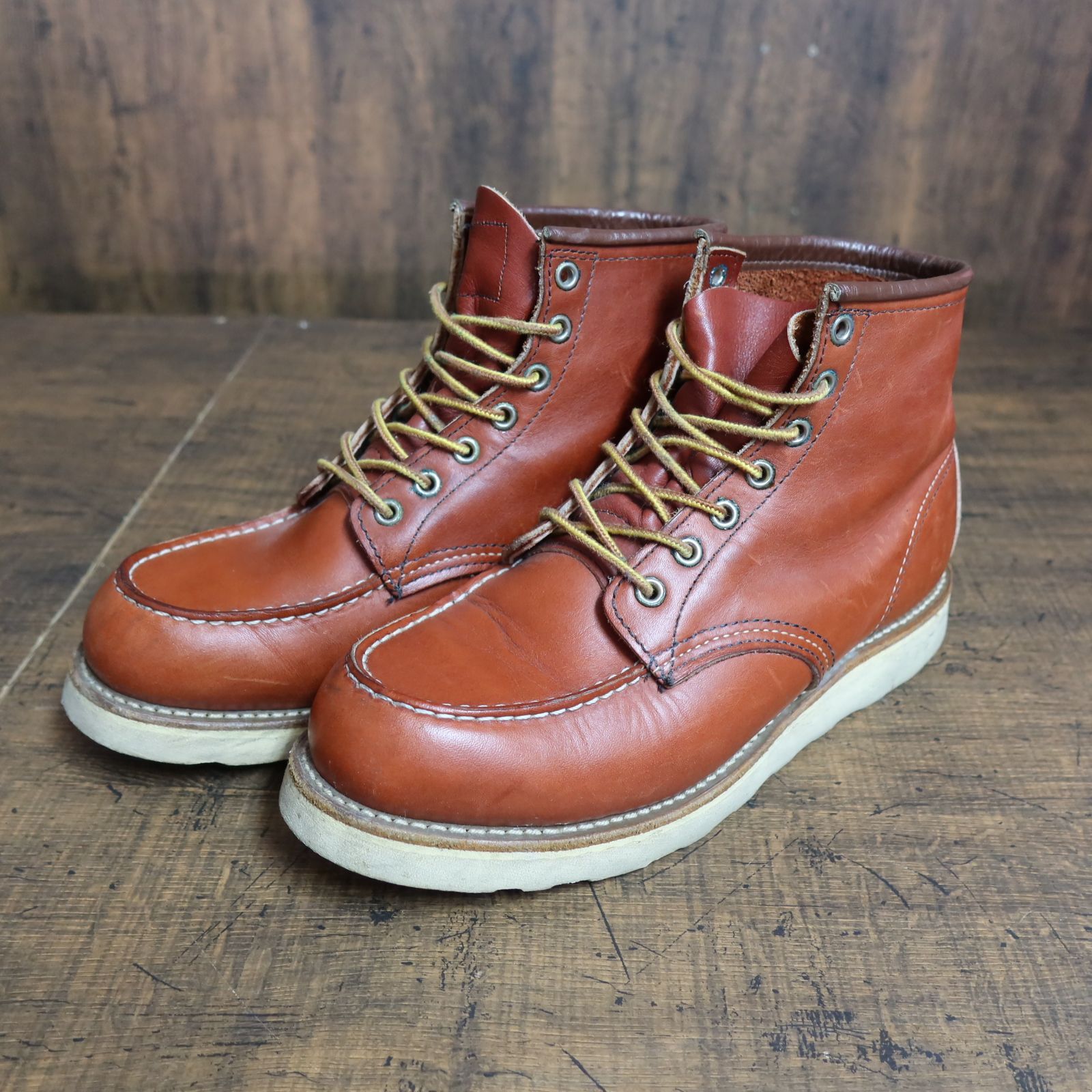 レッドウィング 表四角犬タグ 8E REDWING COLUMN NO.12 レッド 90年代 