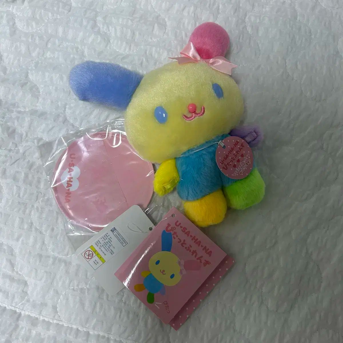 サンリオ ウサハナ ぴたっとふれんず サンリオ ぴたっとふれんずシークレットアクリルキーホルダー