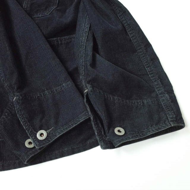 CORDUROY COLLAR WASHED COVERALL JACKET /コーデュロイ カラー