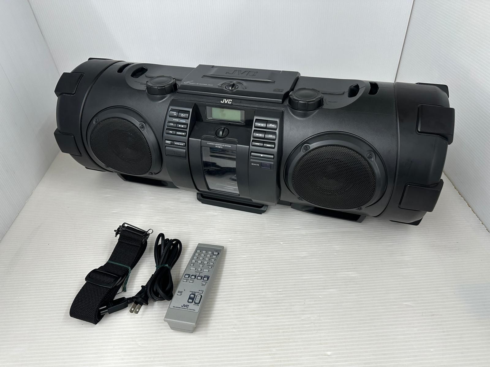 品 JVC パワードウーファーCDシステム RV-NB70-B 2013年製 2510183