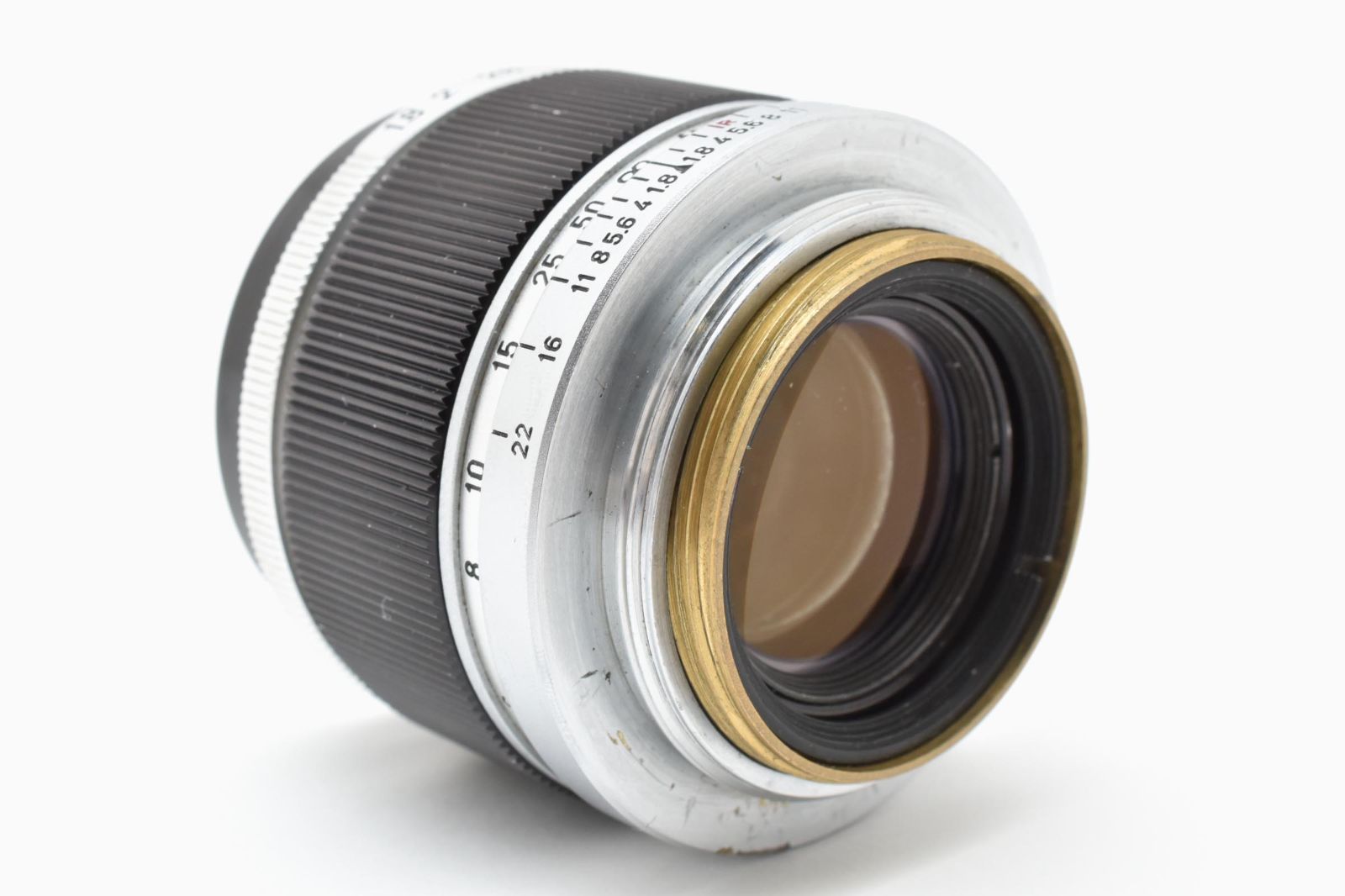 良品 Canon 50mm F1.8 ライカ Lマウント L39 AA3209 Canon／キヤノン L レンズ 50mm F1.8 後期型 Leica L39マウント