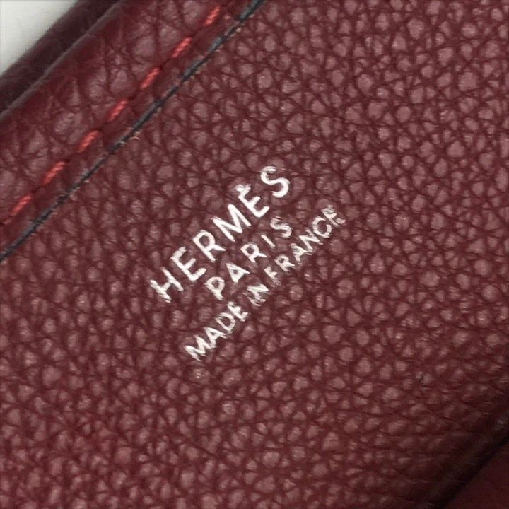 良品 HERMES エルメス エヴリン アン ボルドー シカクE刻印 ショルダー バッグ k397 良品 HERMES エルメス エヴリン アン ボルドー シカクE刻印 ショルダー