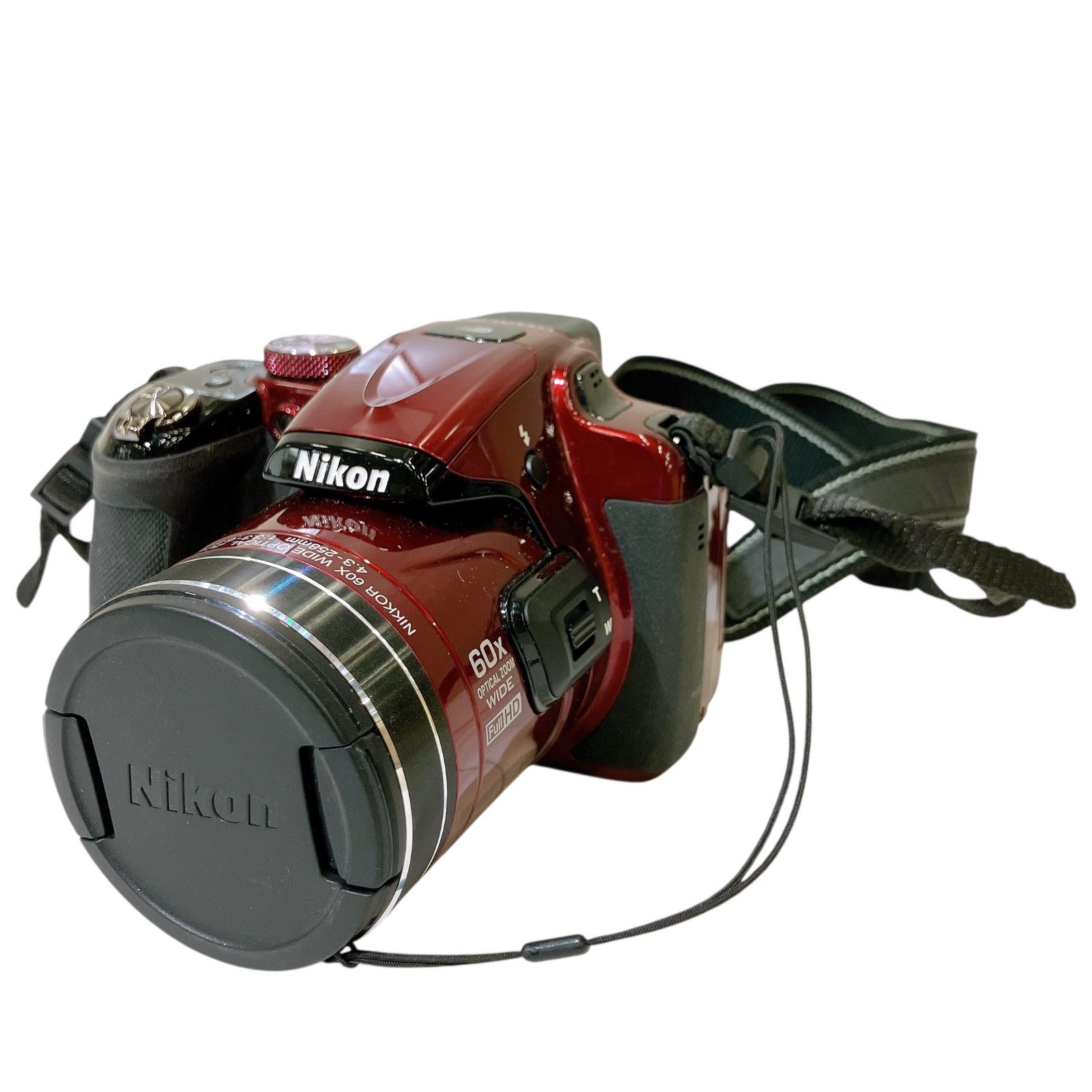 C350 Nikon ニコン COOLPIX P600RD デジタルカメラ レッド 光学60倍 