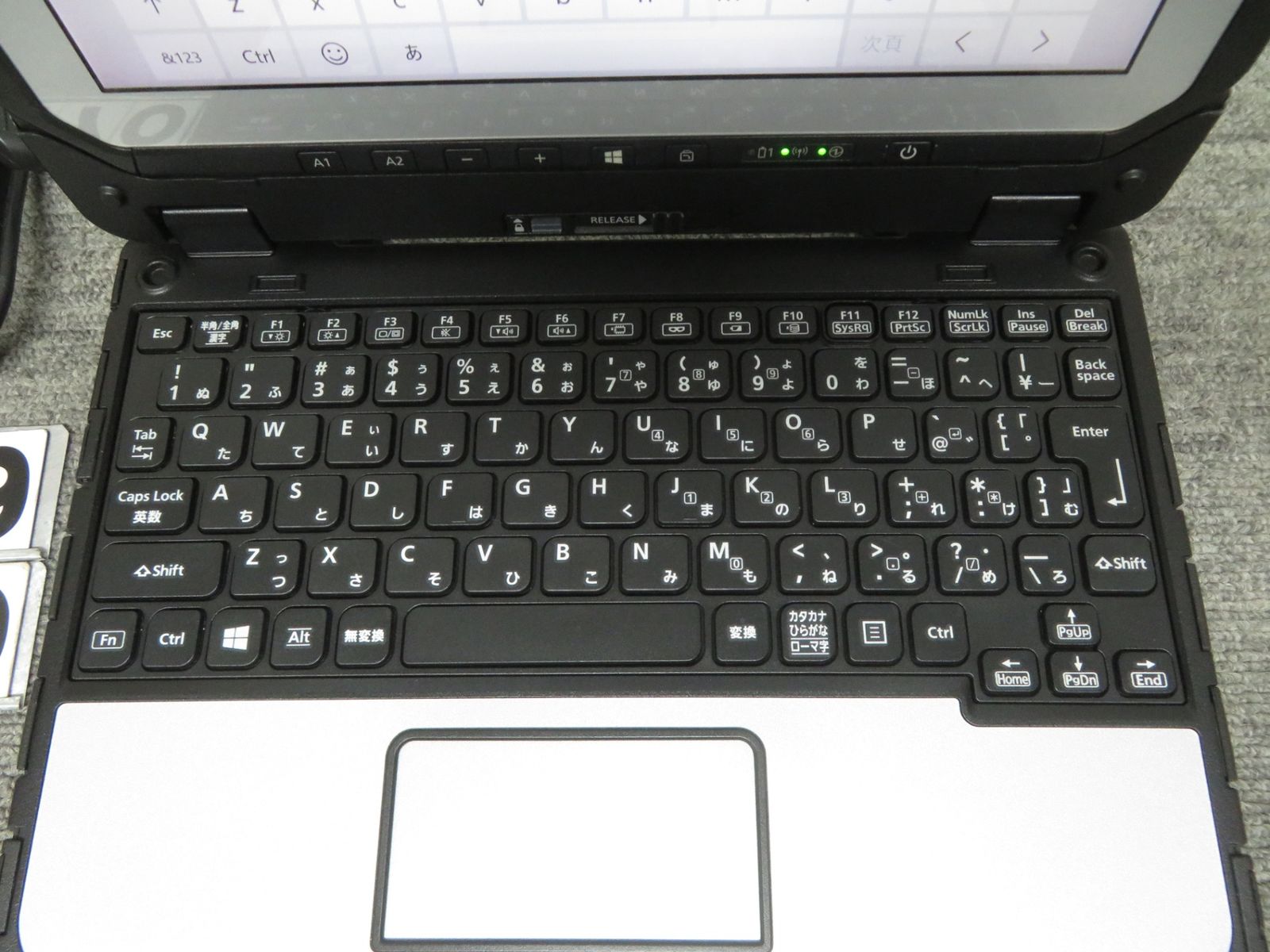 2in1タッチパネル・業務用・sim】◇Panasonic TOUGHBOOK CF-20/ 10.1型