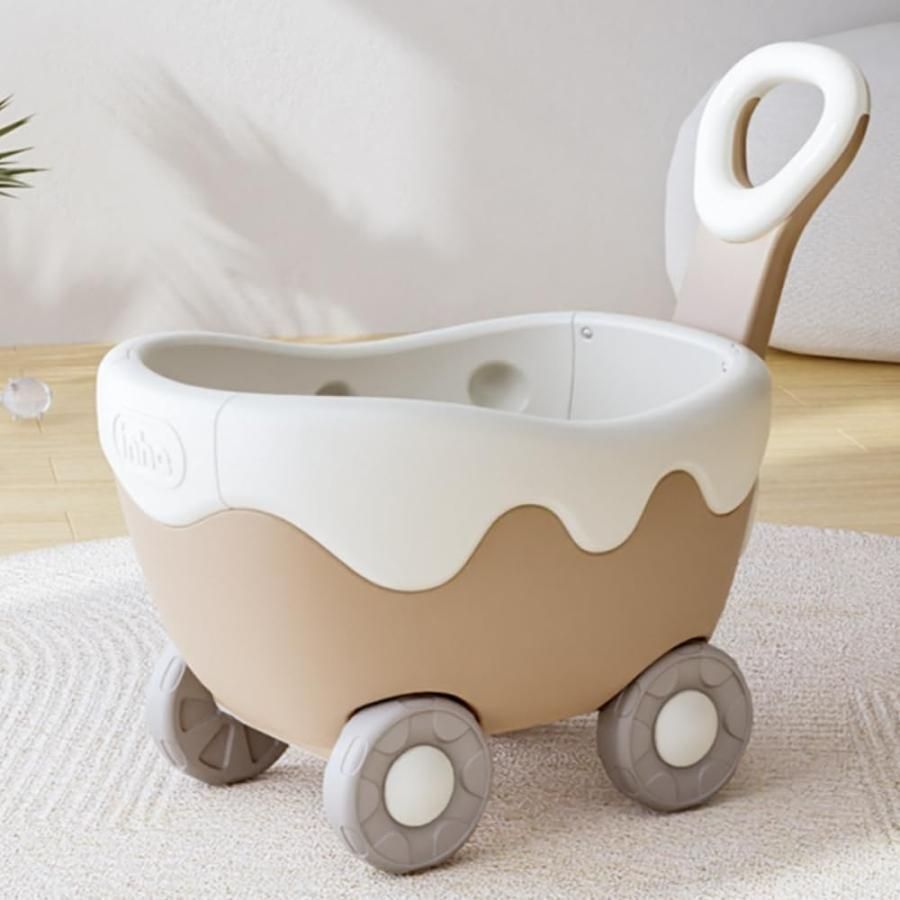 ベージュ*ブラウン ロッキングチェア 訳あり品写真をご確認 SF15-③