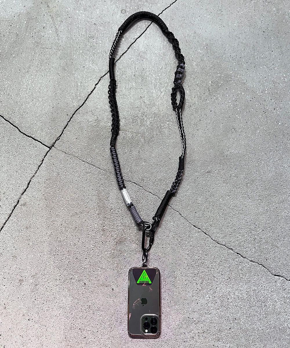 DB-BAR B TOGETHER ROPE 52inch - BLACK ver. ビートゥギャザー ロープ ストラップ 携帯ストラップ ショルダーストラップ ウォレットチェーン パラコード