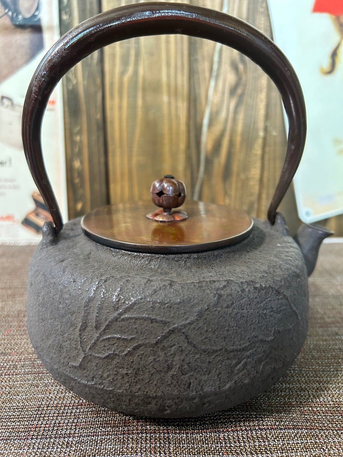 【未使用】茶道　鉄瓶　龍敏堂造　焼(銀) 茶道 鉄瓶 龍敏堂造 - メルカリ