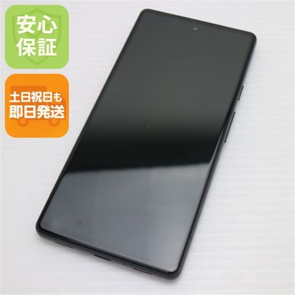 市場】【中古】安心保証 美品 au Google Pixel 6a チャコール 市場】【中古】安心保証 美品 au Google Pixel 6a チャコール