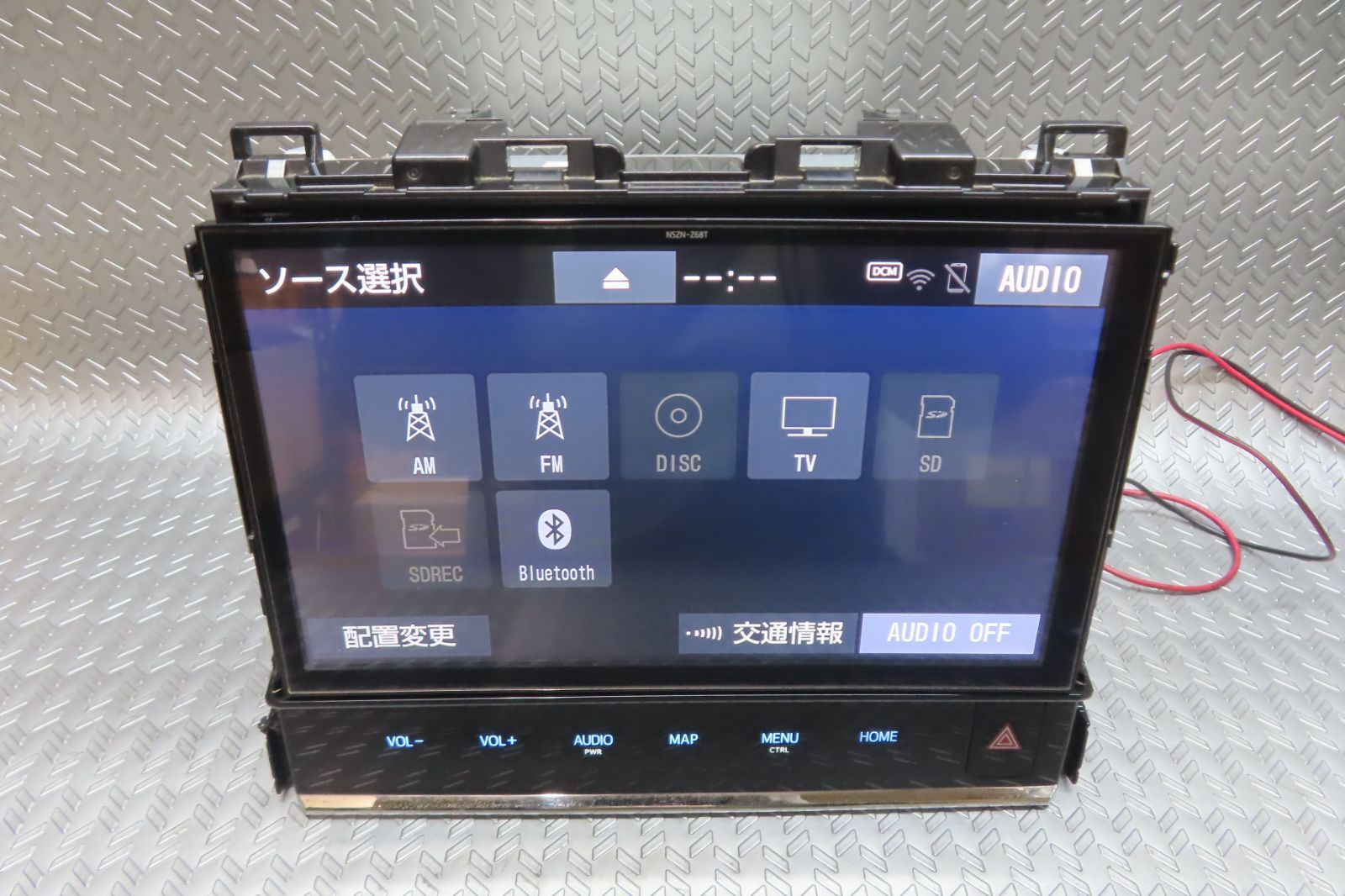 完動品保証付 W6706 トヨタ純正 30アルファード ヴェルファイア 10インチ SDナビ NSZN-Z68T TV地デジフルセグ内蔵 Bluetooth内蔵 BRIGHTFACE_UK