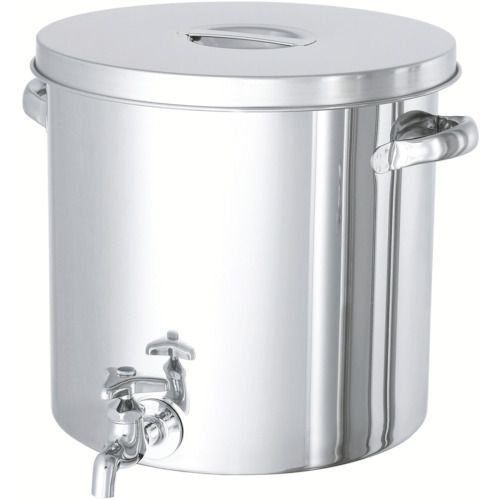 日東 ステンレスタンク ストレート貯蔵用タンク 蛇口付 7L