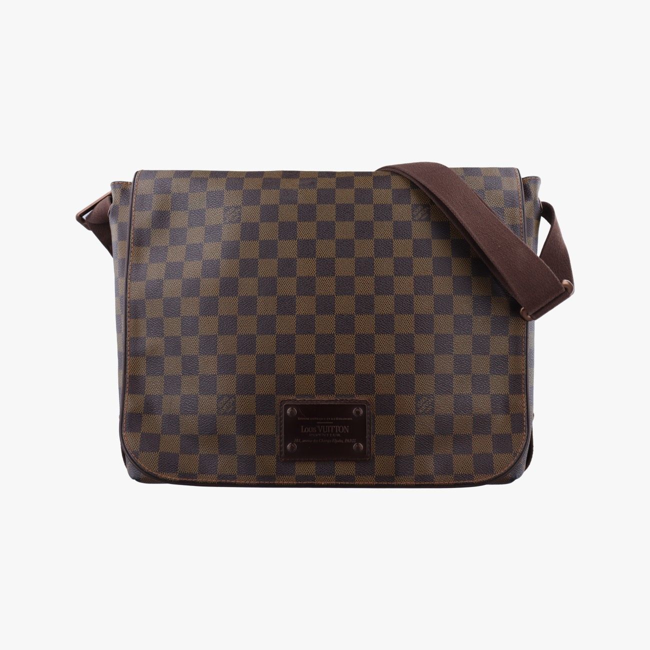 ルイヴィトンLouis VuittonブルックリンGM エベヌ ダミエ キャンバス N51212 CA3018