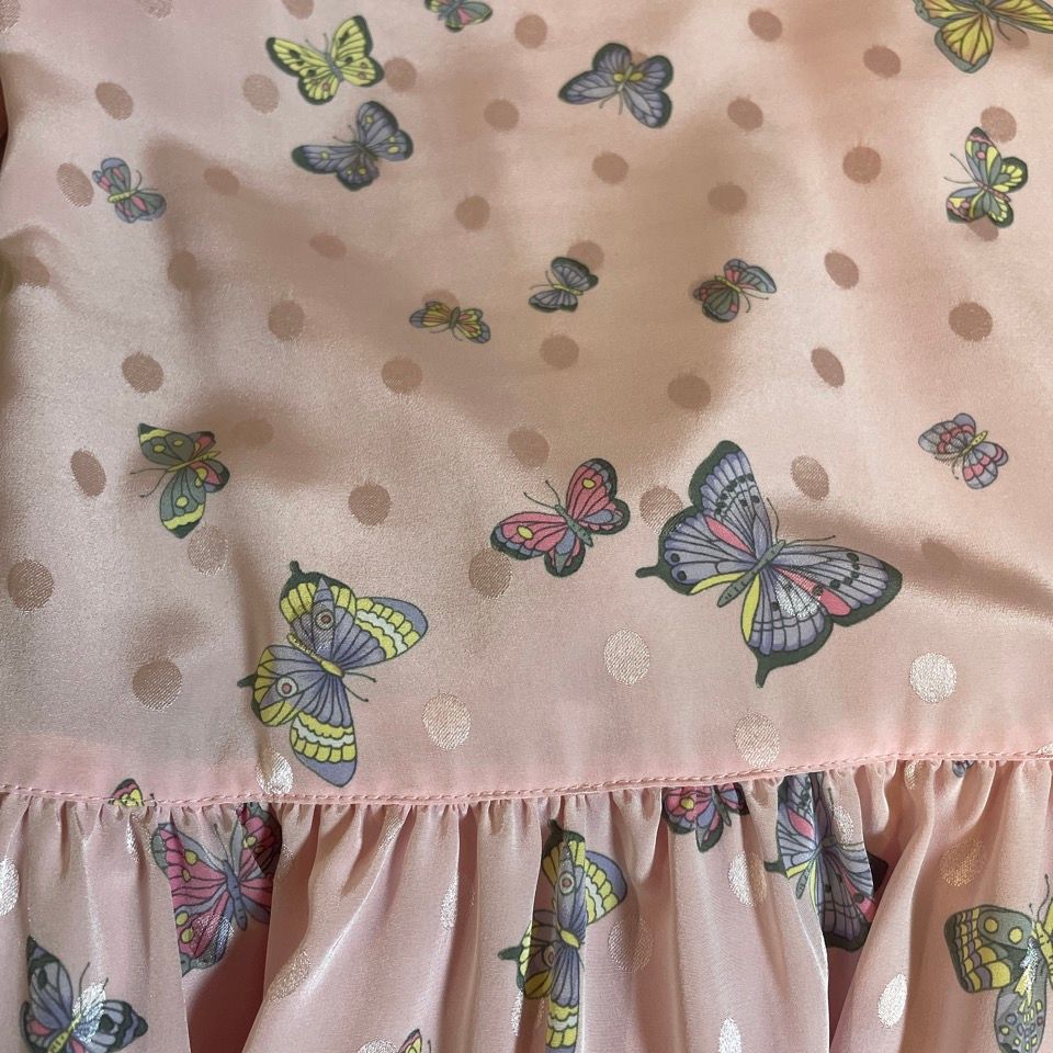 HANAE MORI NEWYORK 蝶柄 ワンピース