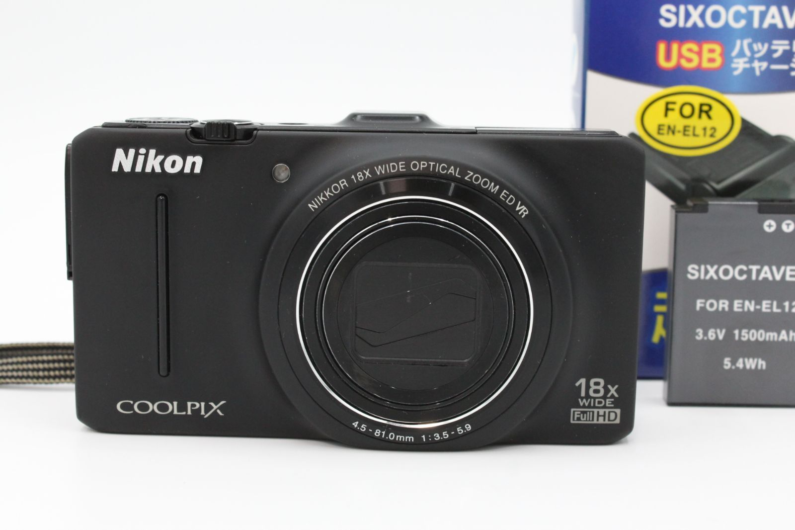 新品バッテリー&充電器付き＞＞【良品】Nikon ニコン デジタルカメラ COOLPIX (クールピクス) S9300 ノーブルブラック  S9300BK #LE2024541|mercariメルカリ官方指定廠商|Bibian比比昂代買代購