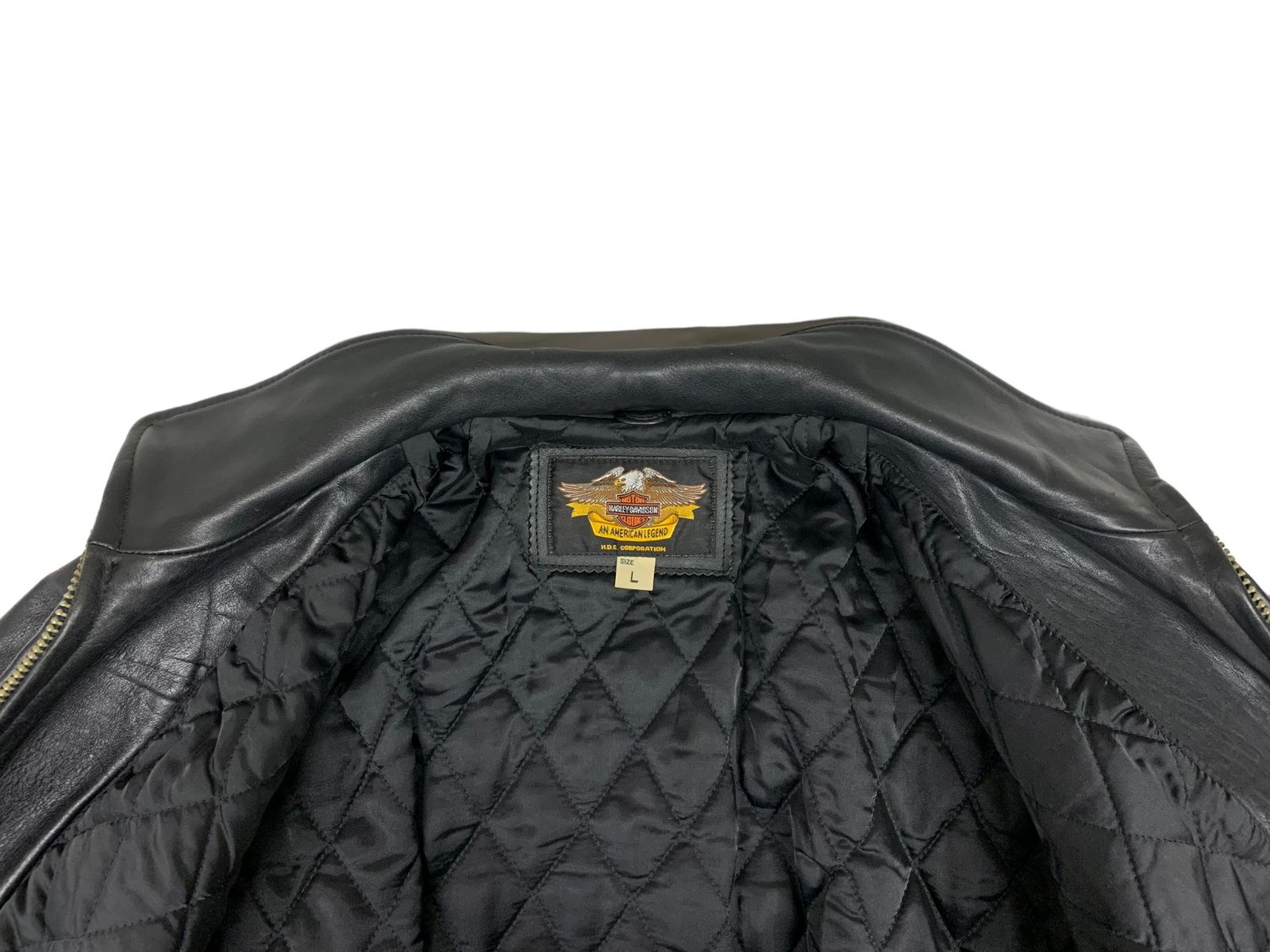 ハーレーダビッドソン レザージャケット シングルライダース 牛革 S Harley Davidson ハーレーダビッドソン レザージャケット
