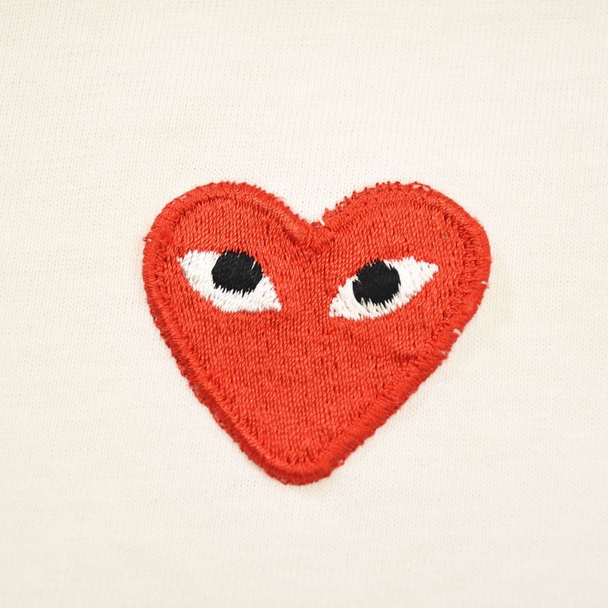 コムデギャルソン ハート刺繍 COMME des GARCONS - 即完売 大人気 プレイ コムデギャルソン
