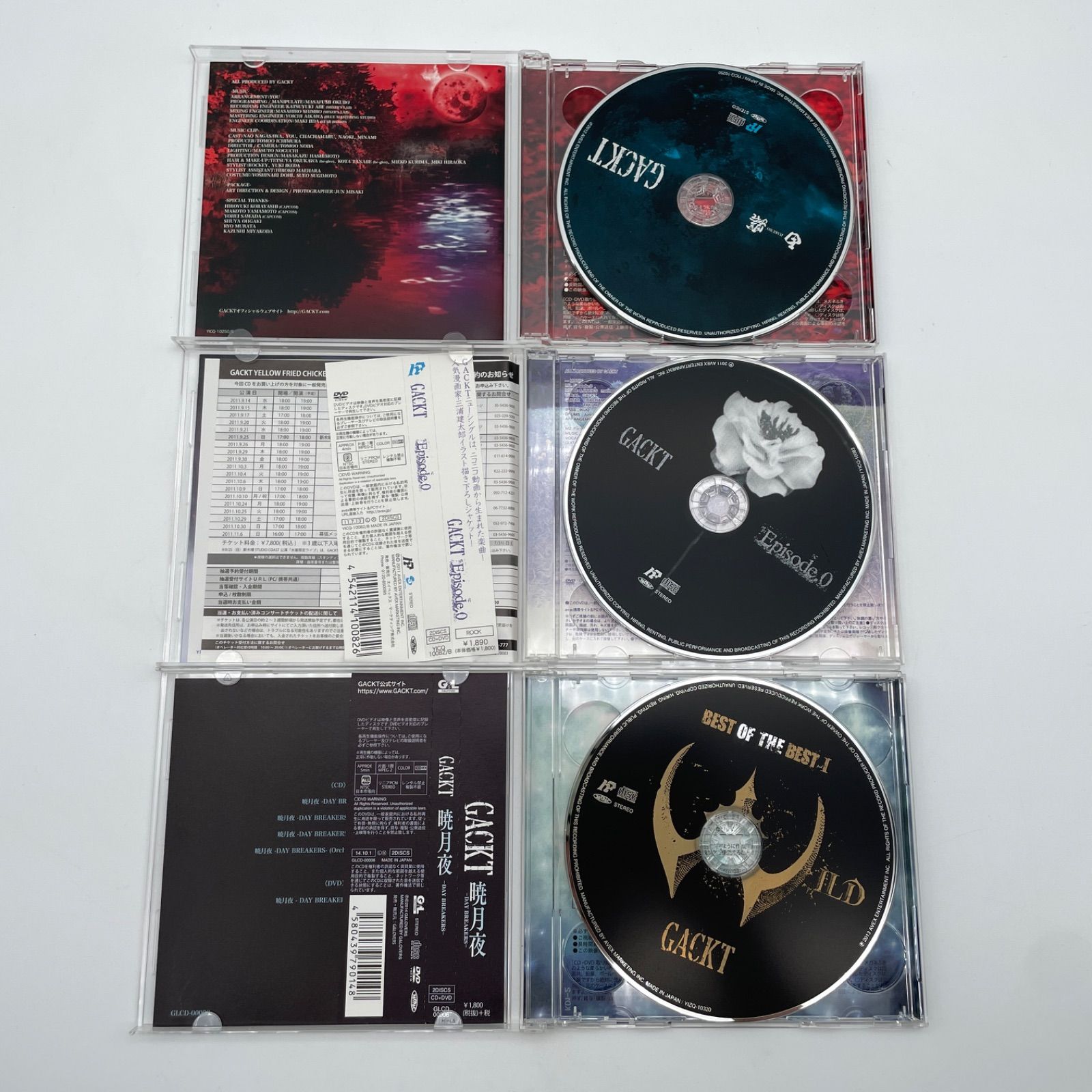 GACKT ガクト CD/DVD 9点 まとめ - メルカリ