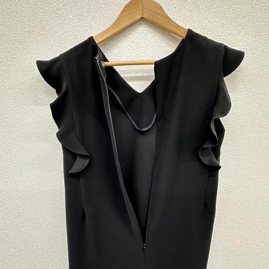 YOKO CHAN ヨーコチャン ノースリーブワンピース ブラック YCD-117309