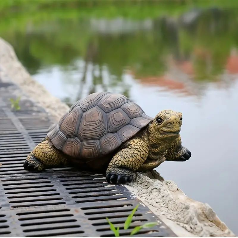 亀 カメ リアル 置物 オブジェ 装飾 オーナメント 像 かわいい