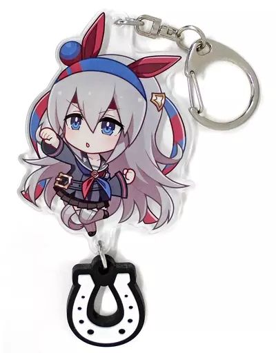 雑貨 タマモクロス ラバー蹄鉄付きアクリルキーホルダー 「ウマ娘
