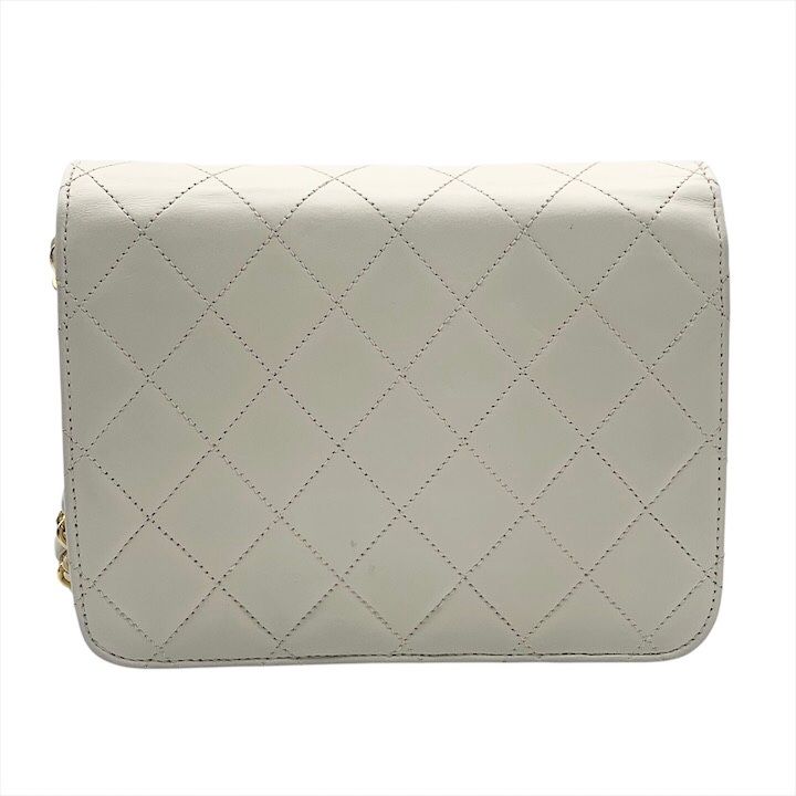 美品 CHANEL ココマーク プッシュロック ラムスキン ショルダー バッグ CHANEL シャネル マトラッセ シングルチェーンショルダーバッグ