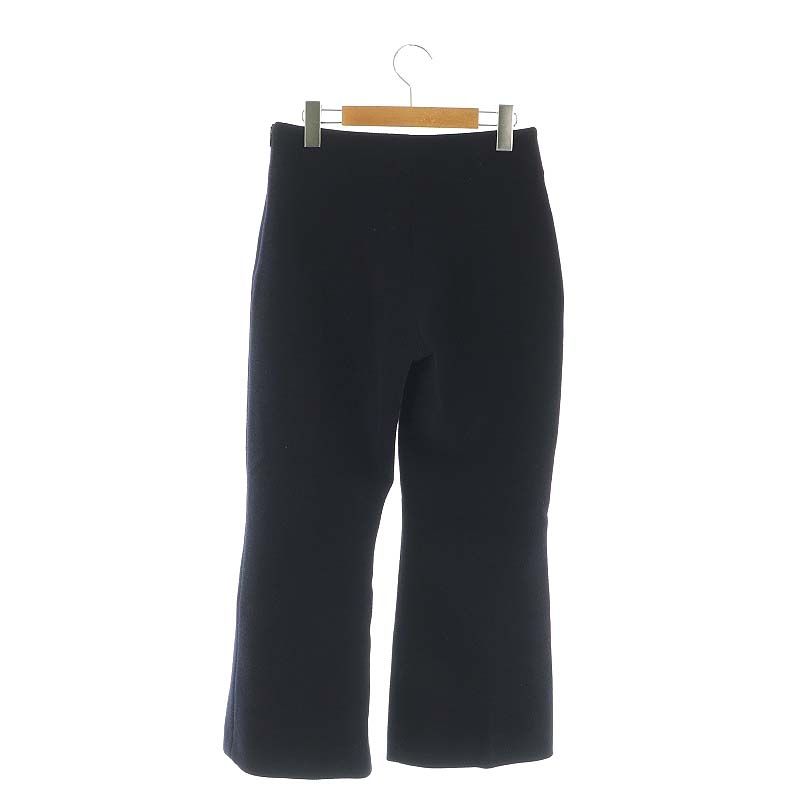 ジルサンダー JIL SANDER ウールフレアパンツ 32 紺 ネイビー