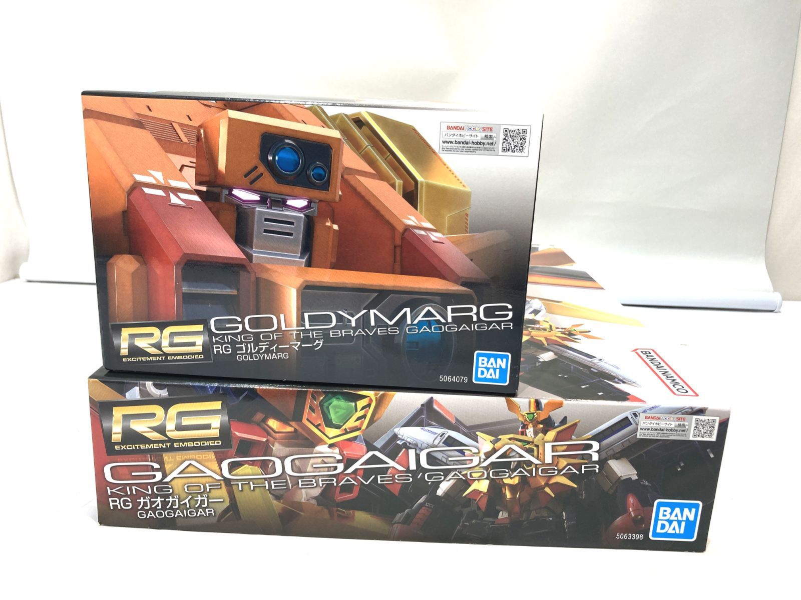 RG ガオガイガー　ゴルディーマーグ　セット　未組み立て 高松42-0046】【未組立】RG ガオガイガーRG ゴルディーマーグ 2