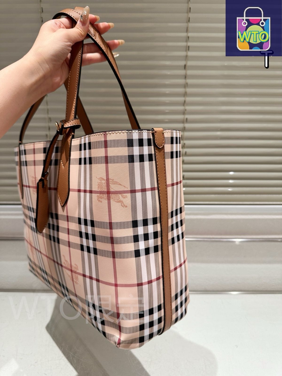 今日WTO】Burberry バーバリー クラシック ショッピングバッグ