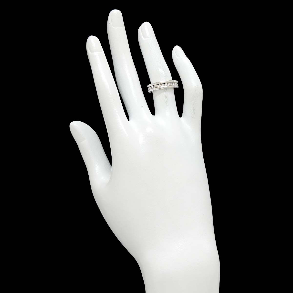 ブルガリ BVLGARI ビーゼロワン #49 リング ダイヤ K18 WG