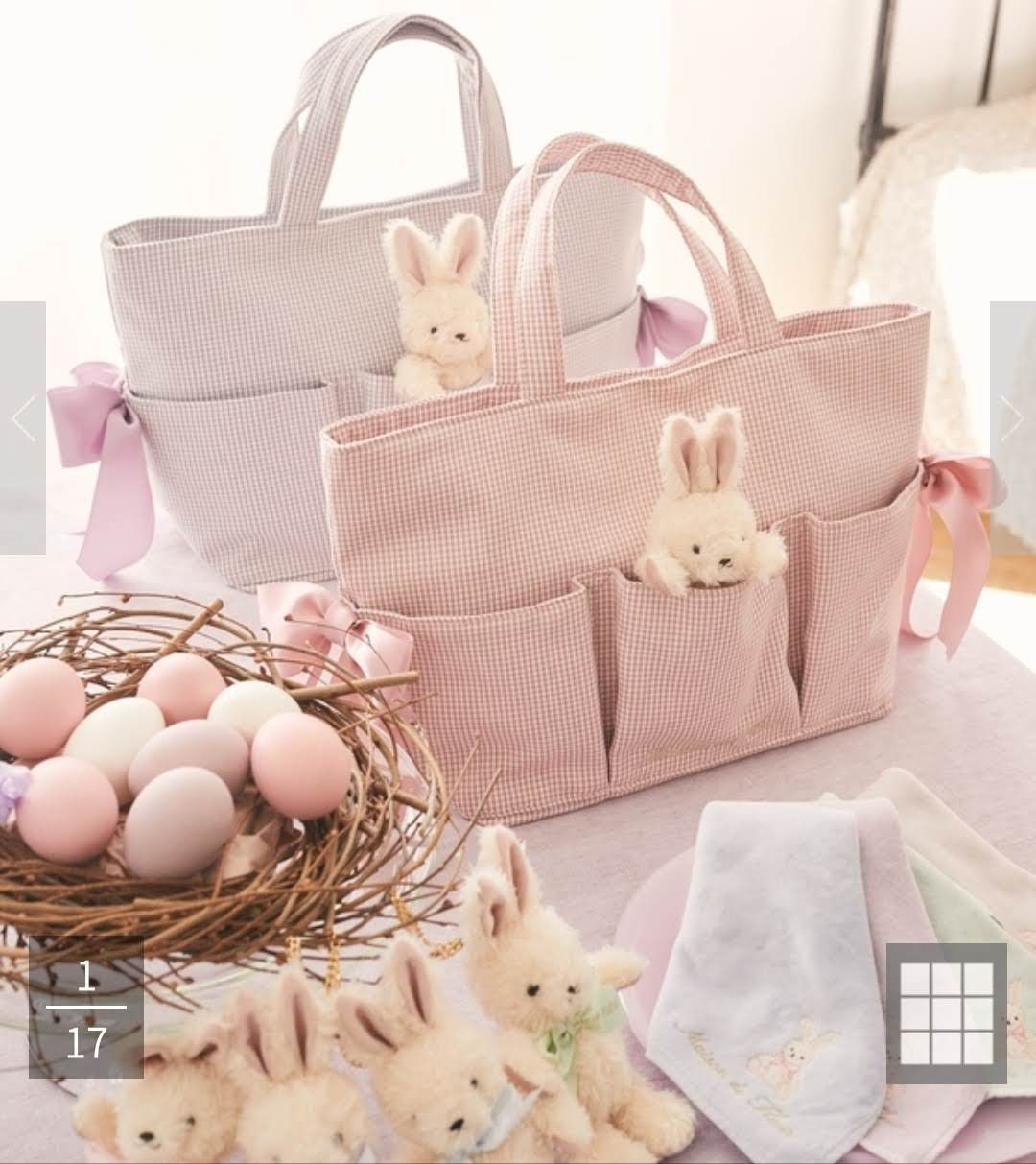 Maison de FLEUR 《Easter》うさぎさんと一緒トートバッグ - メルカリShops