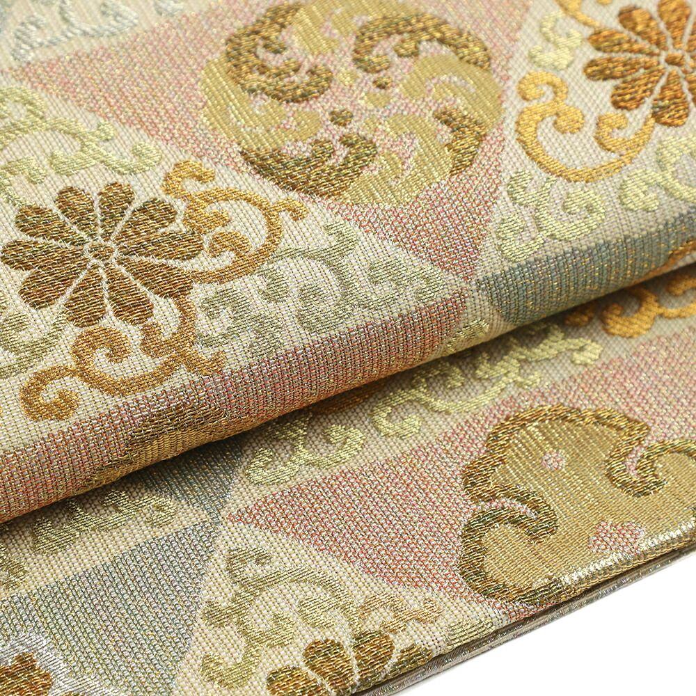 袋帯 作り帯 二重太鼓 ワンタッチ 正絹 刺繍 付け帯 付け帯 袋帯 二重