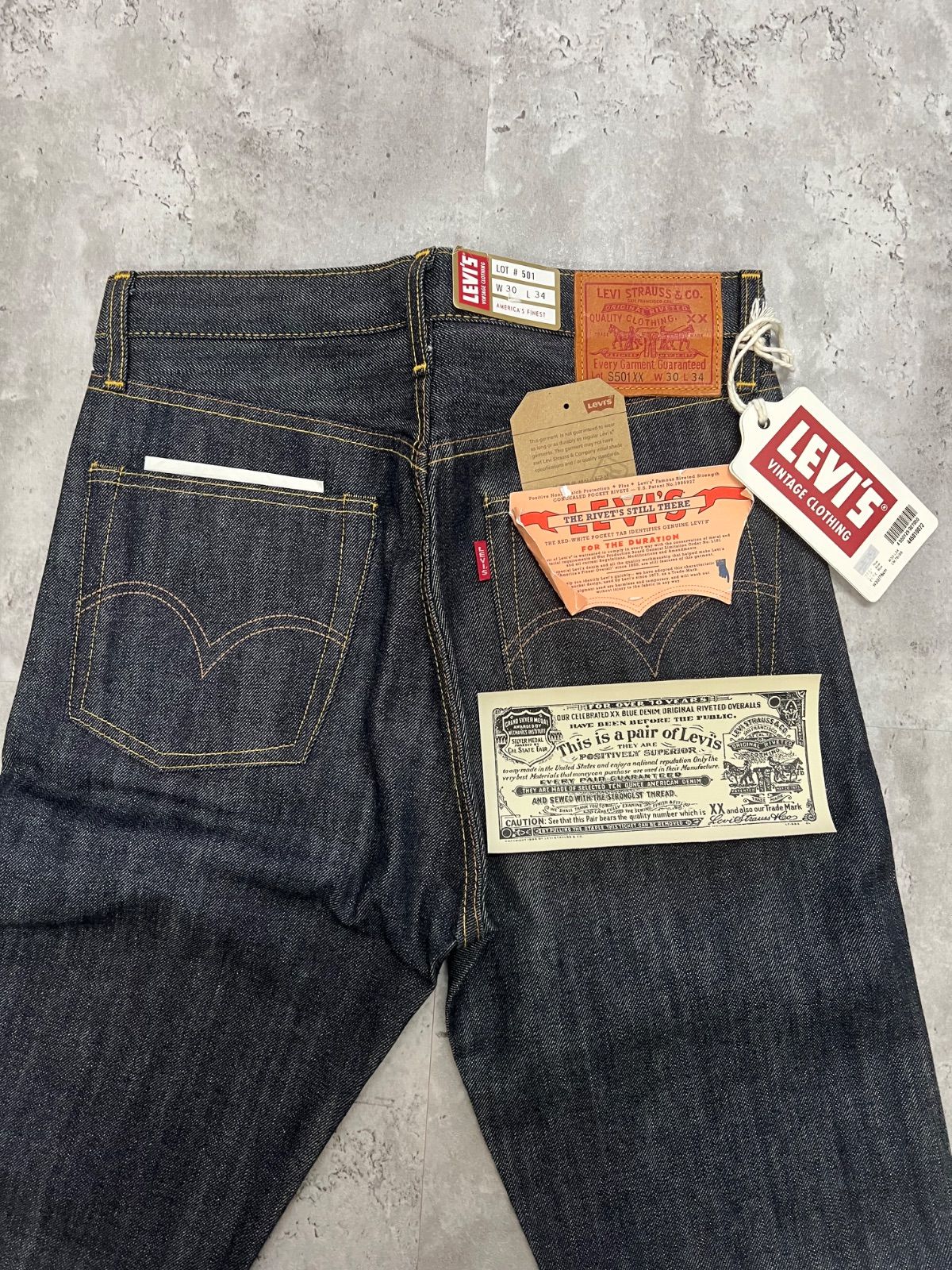 LEVIS S501XX 44501 W33 大戦モデル 月桂樹 Levi\u0027s 0 S501XX 