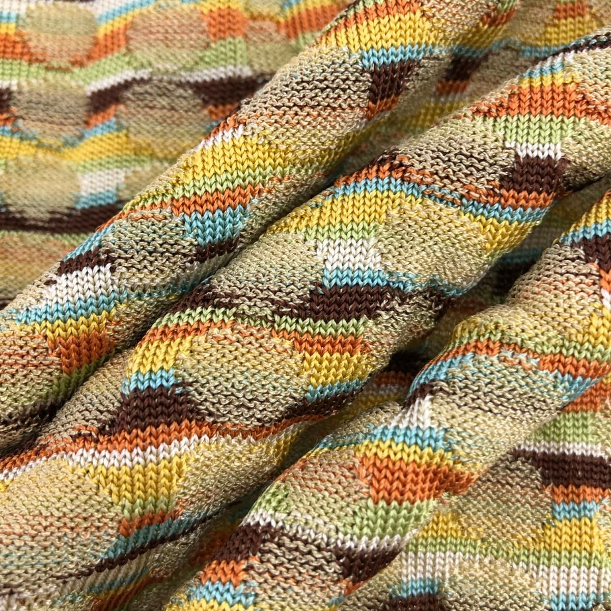MISSONI ミッソーニ ノースリーブ ニット ワンピース イエロー  