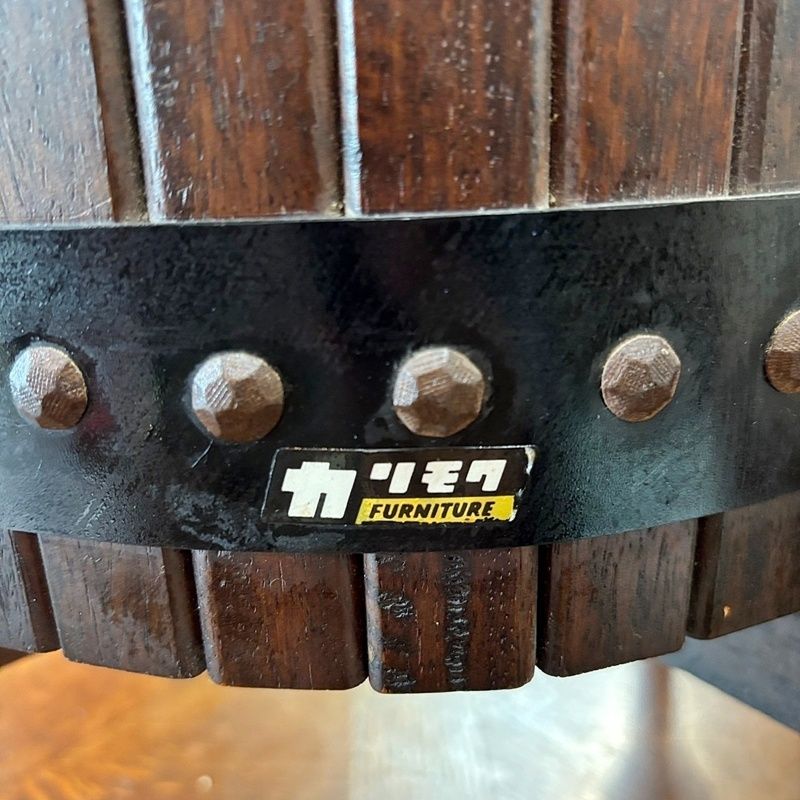 超激得，新作 カリモク 樽型 フラワーポット 40cm プランターカバー