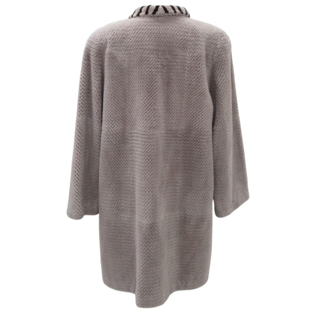 A628 chombert ミンク ションベール ミンク 大きな襟ゆったりコート