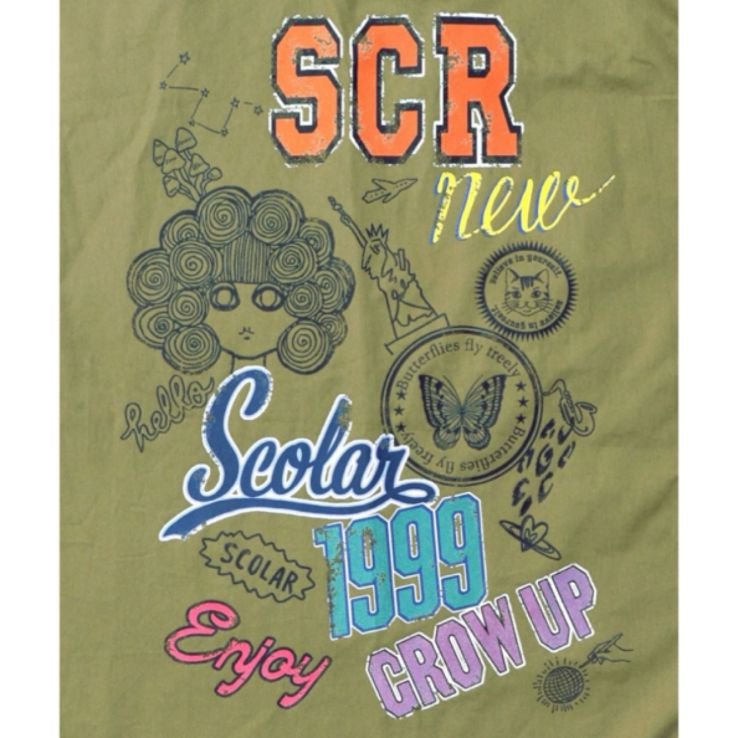 Scolar レトロ異素材バイ