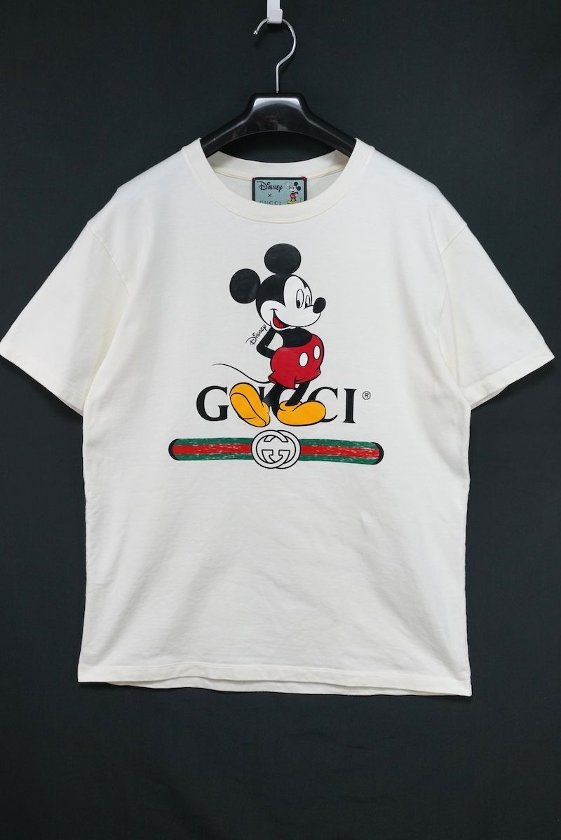GUCCI グッチ DISNEY ディズニー コラボ ミッキー ロゴ プリント