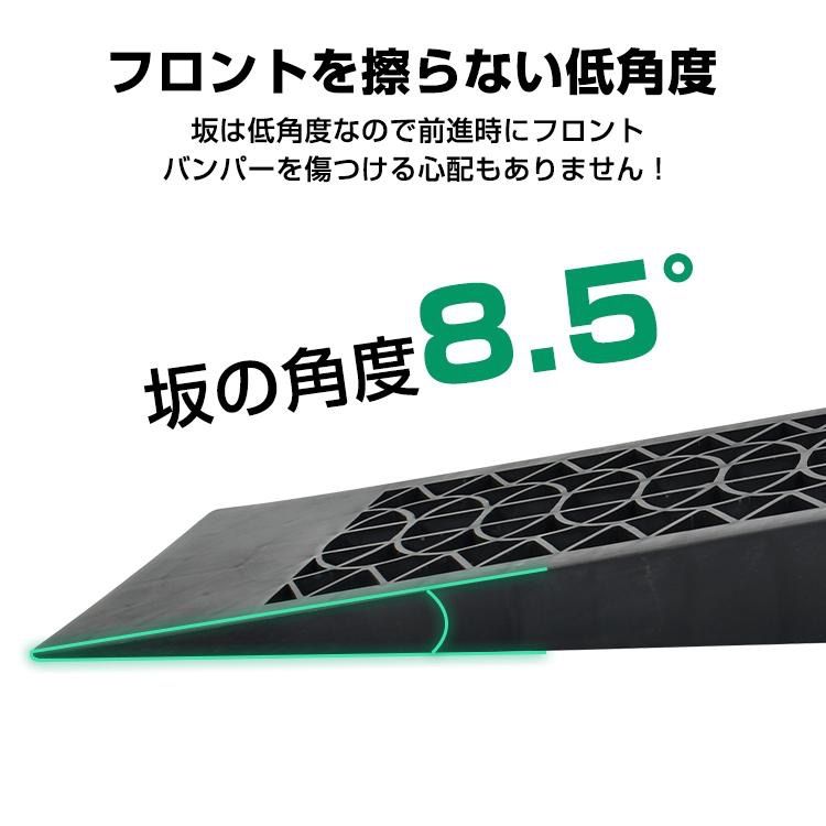 車 カースロープ 2個 5t ローダウン車 軽量 大型車 ジャッキ アシスト ジャッキアップ補助 タイヤ交換 オイル交換 整備用 カーランプ メンテナンス スロープ