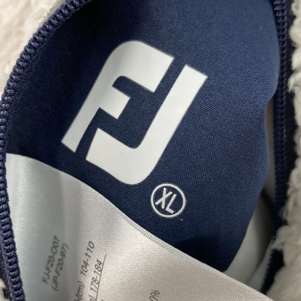 サイズ：XL FOOT JOY フットジョイ  リバーシブルベスト  ホワイト系 [240101454559] ゴルフウェア メンズ ストスト サイズ：XL FOOT JOY フットジョイ リバーシブルベスト ホワイト