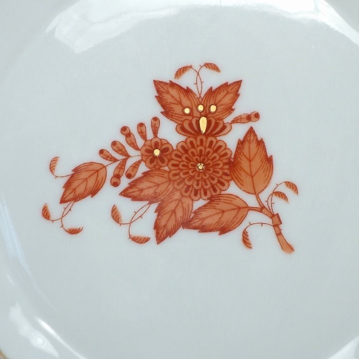 ヘレンド アポニー オレンジ 平皿8枚セット 【公式通販】