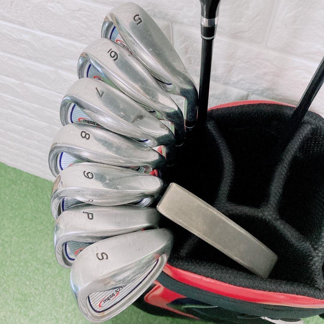 ゴルフクラブ メンズ セット MEGAKING AXEL 11本 初心者 ゴルフクラブ メンズ セット MEGAKING AXEL 11本 初心者 総額36万超