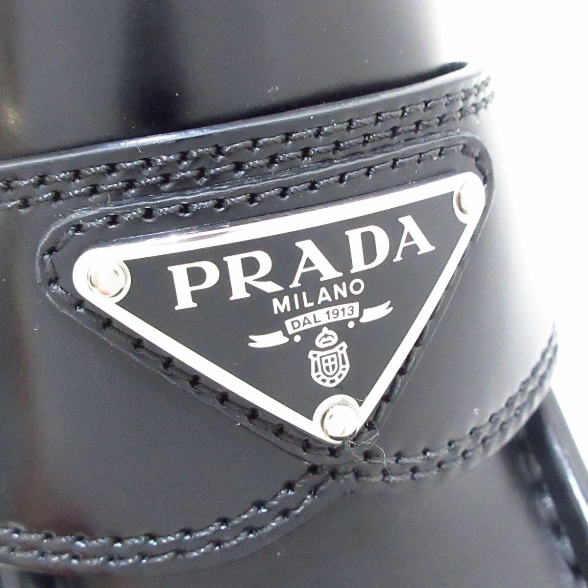 PRADA(プラダ) ローファー 35 1/2 レディース新品同様 チョコレート ...