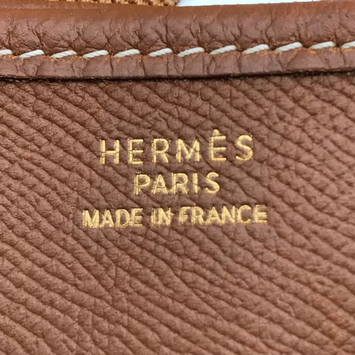 美品 HERMES エルメス エヴリン I ゴールド金具 ショルダー バッグ