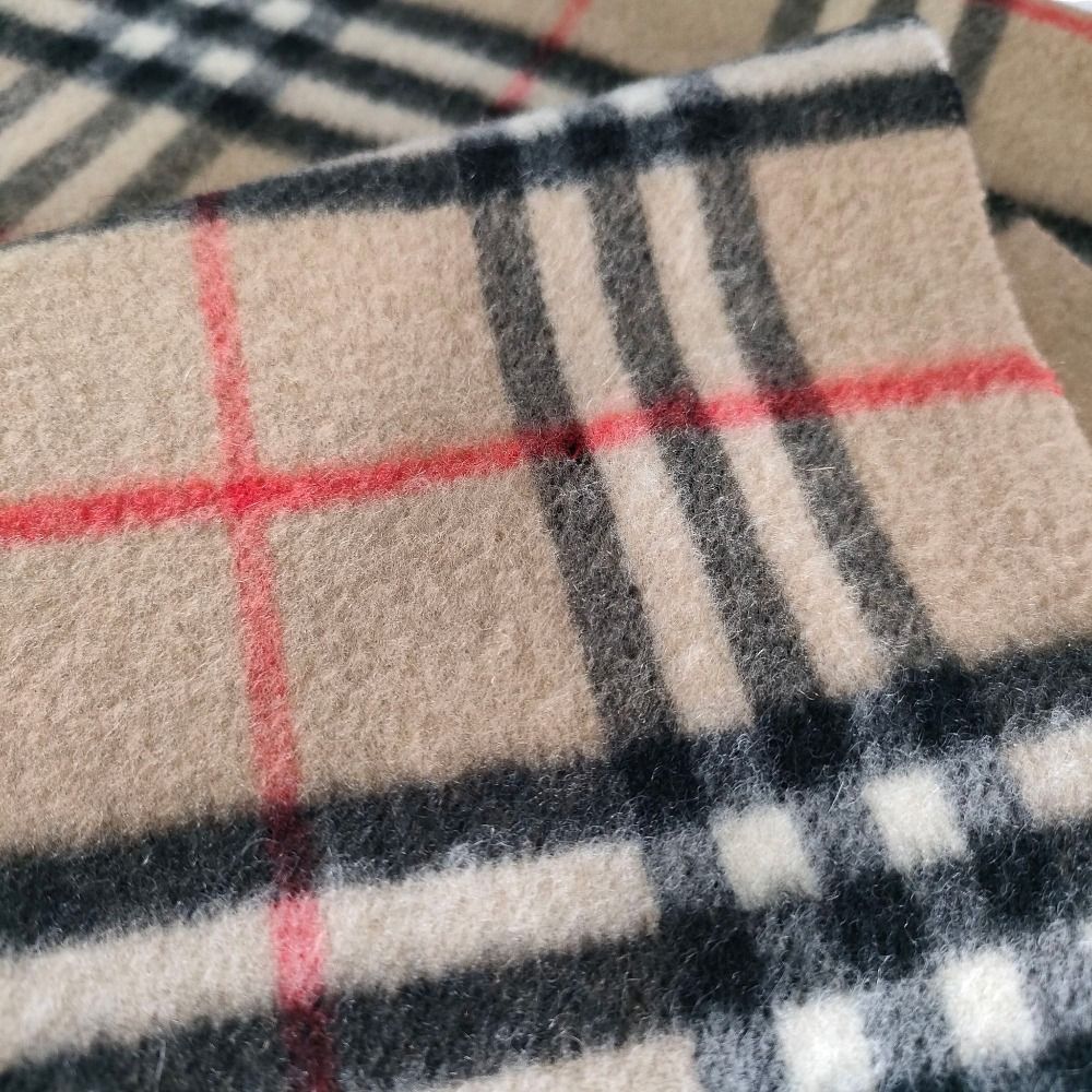 美品 BURBERRY バーバリー ヴィンテージ カシミヤ100％ ノバチェック柄