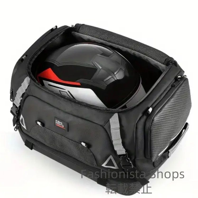 バイク用バッグ 42L 防水オートバイテールバッグ 拡張リアシートラゲッジ 反射ストリップ ショルダーストラップ クイックリリース オートバイ用ラゲッジ 防水ケースバッグ 旅行バッグ ツーリング対応 耐久性抜群 取り付け cp8