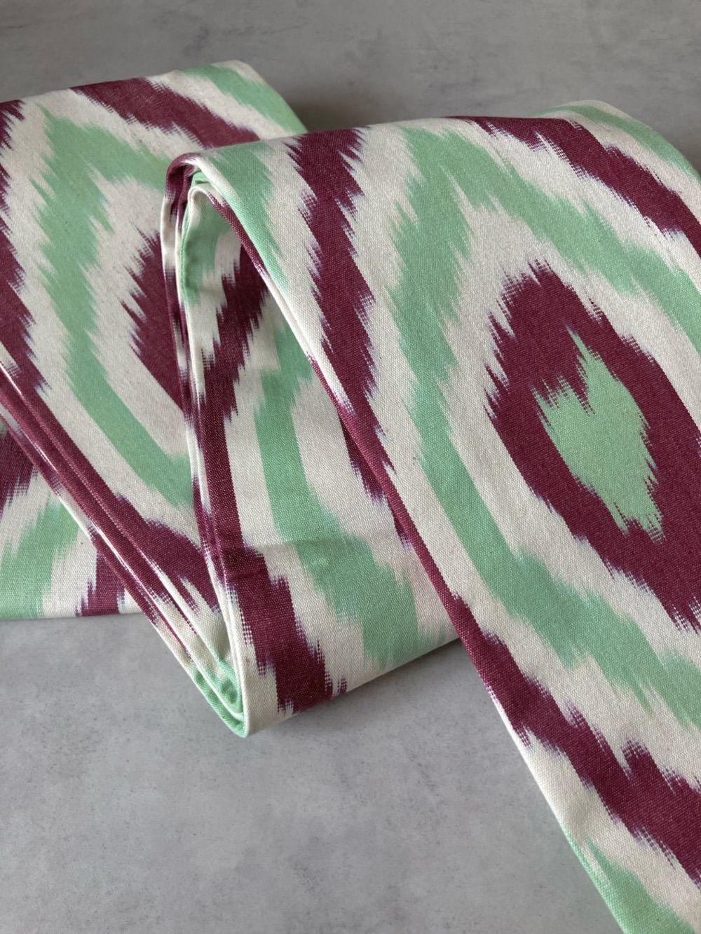 アドラスコットンイカット半幅帯