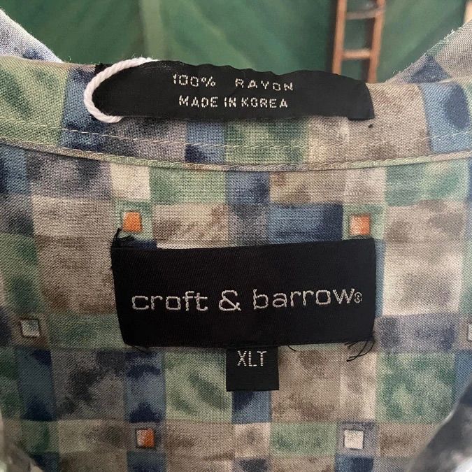 Used「Croft & barrow レーヨンシャツ / 総柄 半袖」 - 古着屋 ロパ