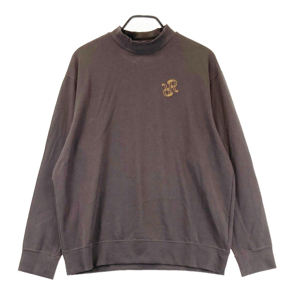 サイズ：XL RESURRECTION レザレクション  モックネック 長袖Tシャツ  ブラウン系 [240101451766] ゴルフウェア メンズ ストスト サイズ：XL RESURRECTION レザレクション モックネック 長袖T